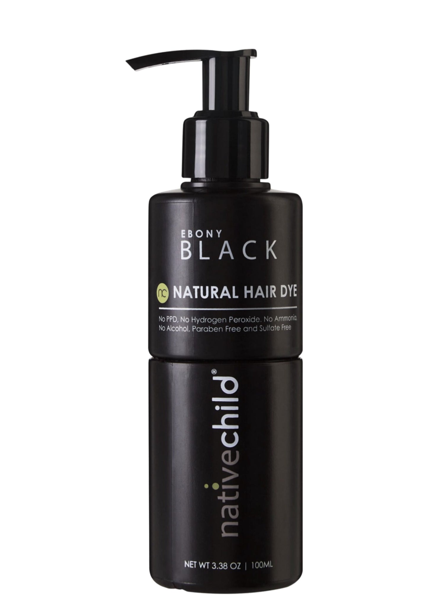 Ebony Black Natural Hair Color 100ml