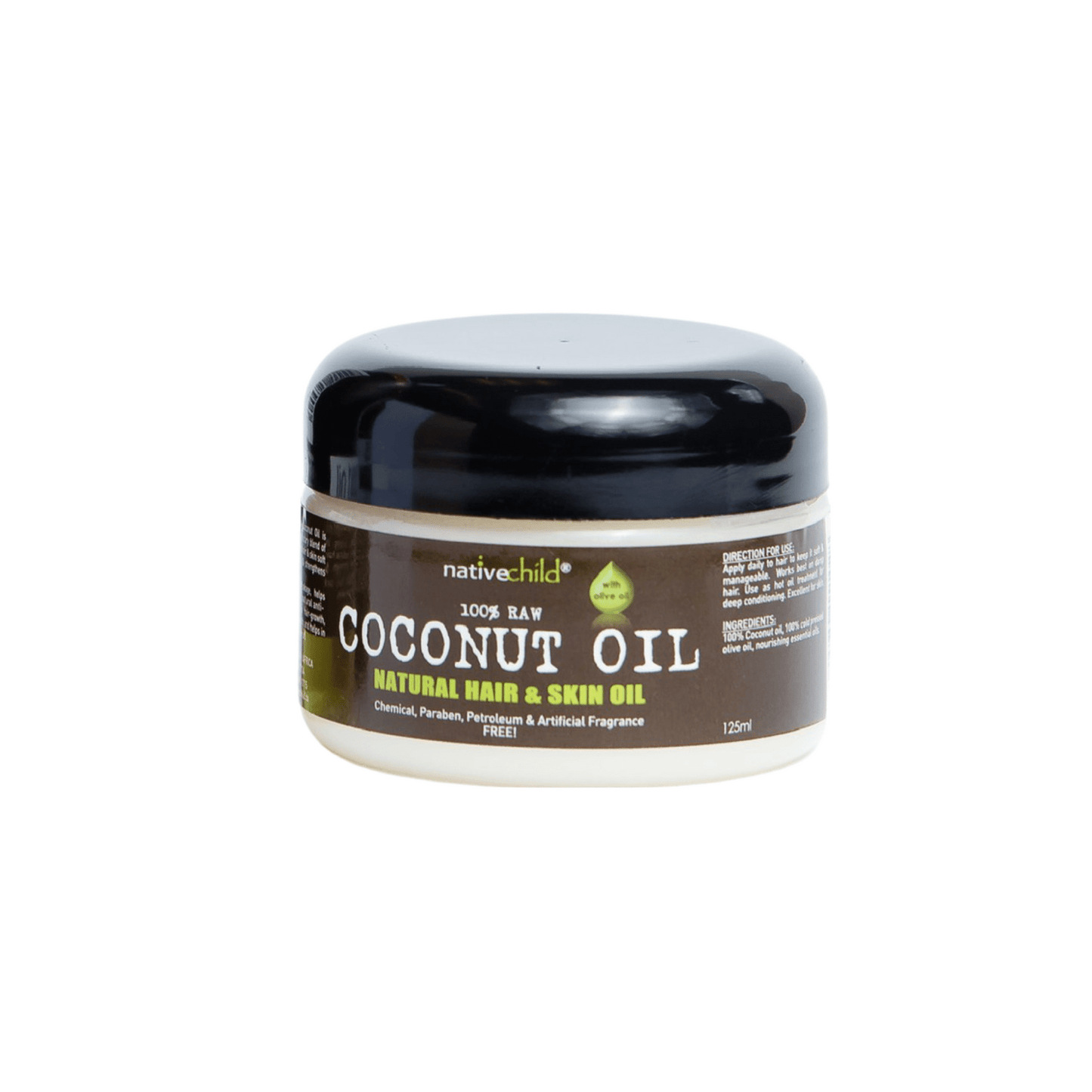 100% Pure Coconut Oil (125ml)