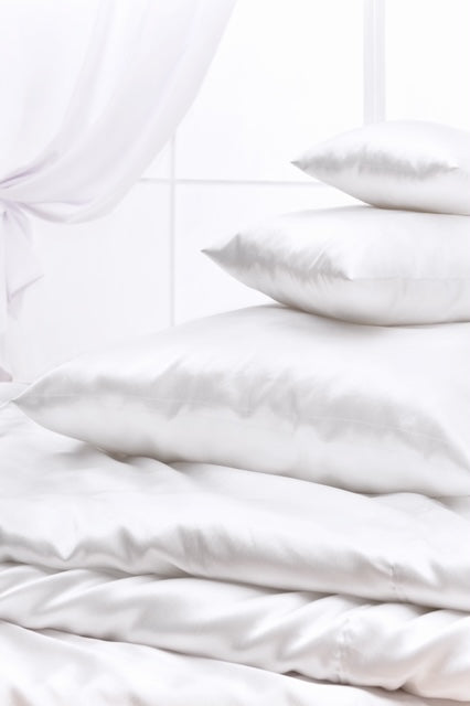 Satin Pillow Cases Standard – Set of 2 (Beige)